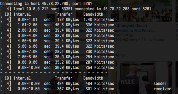 iperf3 chinaunicom