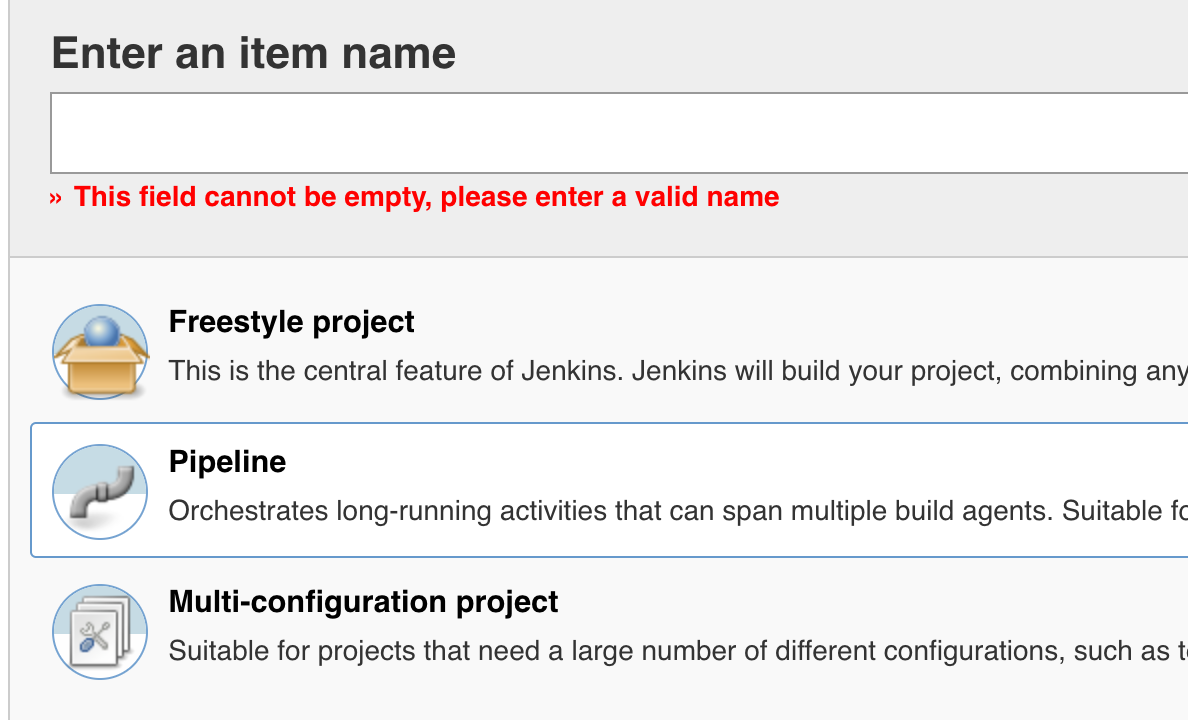 Jenkins Create